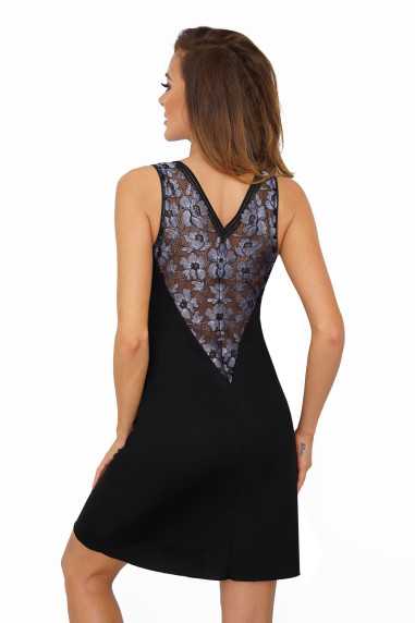 Chemise de nuit noir - Donna 
