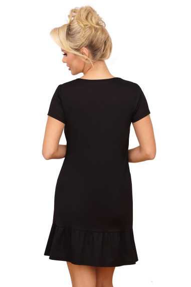 Chemise de nuit noir - Donna 