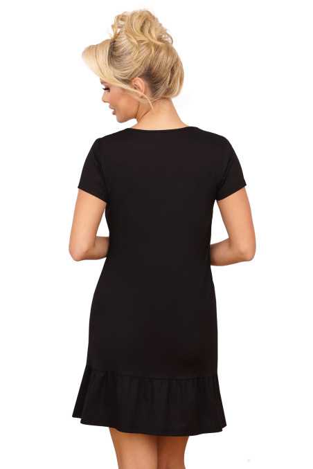 Chemise de nuit noir - Donna 