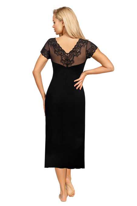 Chemise de nuit noir - Donna 