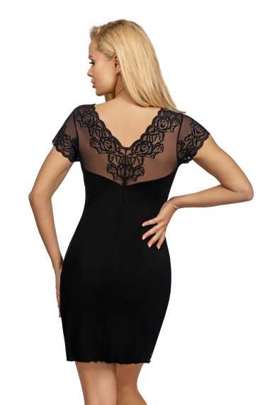 Chemise de nuit noir - Donna 