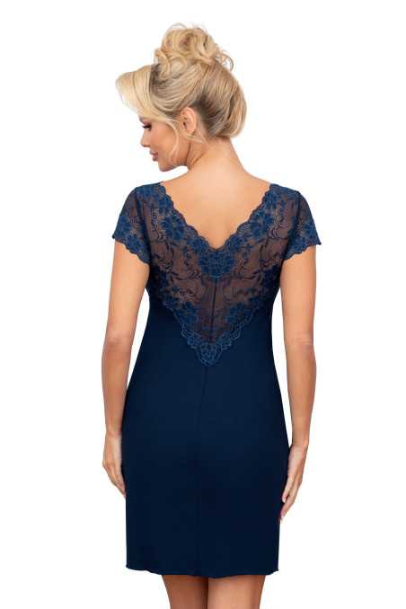 Chemise de nuit bleu marine - Donna 