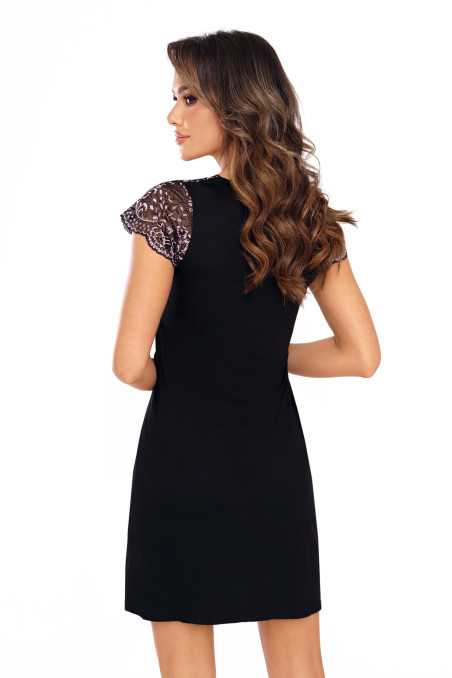 Chemise de nuit noir - Donna 