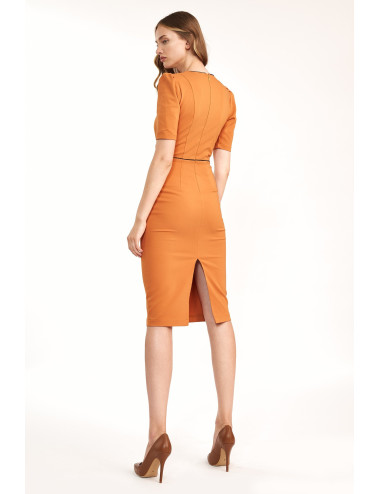 Robe orange classique 