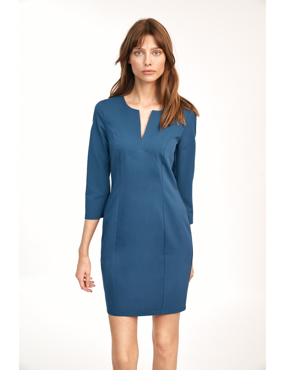 Robe mini cintrée azur 