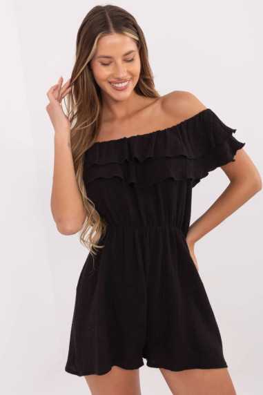 Combinaison Noir  -  Italy Moda 