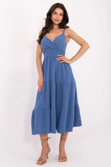 Robe de jour Bleu  -  Italy Moda 