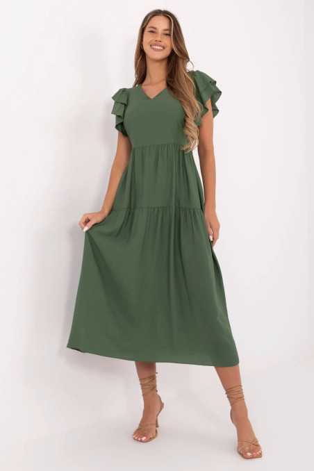 Robe de jour Vert  -  Italy Moda 