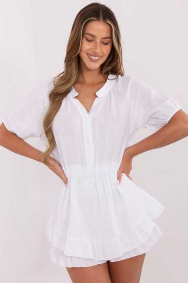 Combinaison Blanc  -  Italy Moda 