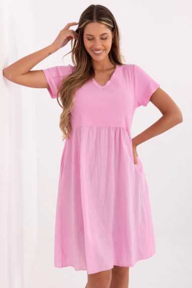 Robe de jour Rose  -  Italy Moda 