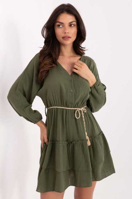Robe de jour Vert  -  Italy Moda 