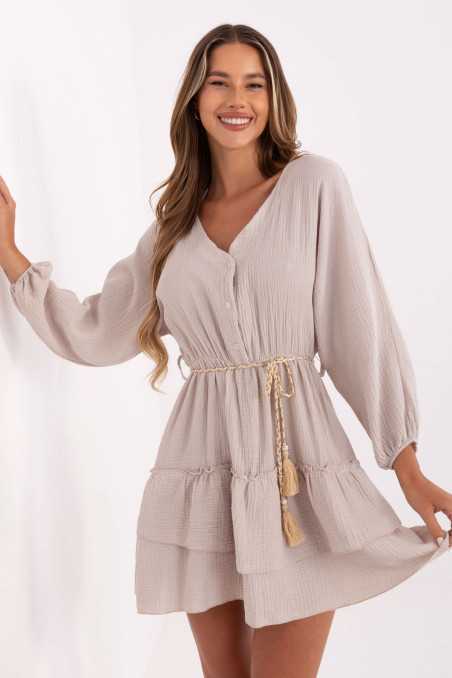 Pantalon femme Beige  -  Italy Moda 