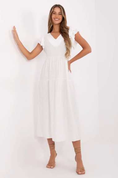 Robe de jour Beige  -  Italy Moda 