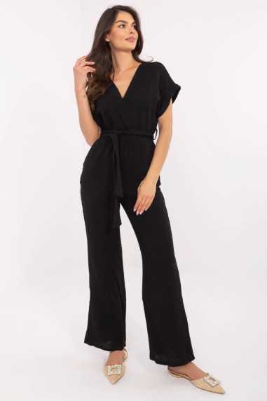 Combinaison Noir  -  Italy Moda 