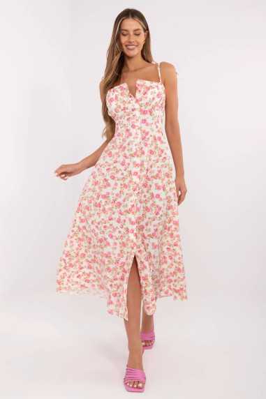 Robe de jour Beige  -  Italy Moda 