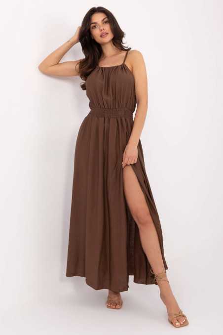 Robe de jour Brun  -  Italy Moda 