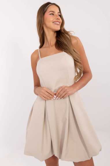 Robe de jour Beige  -  Italy Moda 