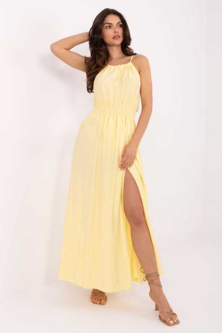 Robe de jour Jaune  -  Italy Moda 