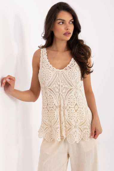 Chemisier Beige  -  Italy Moda 