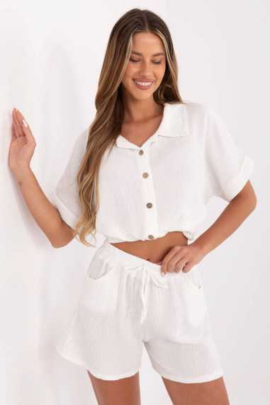 Shorts Blanc  -  Italy Moda 
