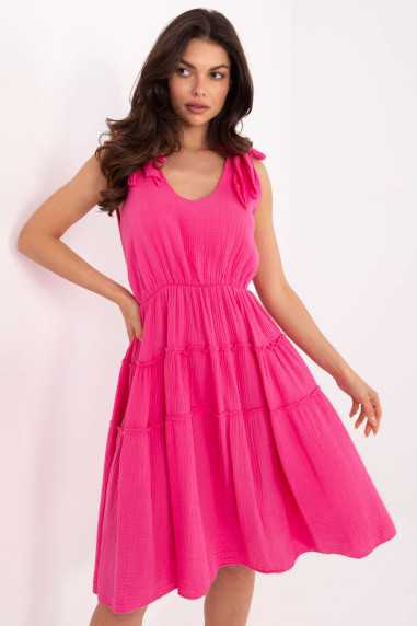 Robe de jour Rose  -  Italy Moda 