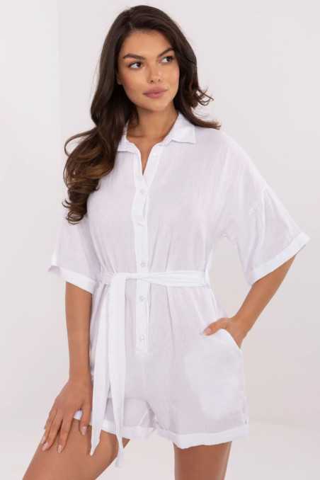 Combinaison Blanc  -  Italy Moda 