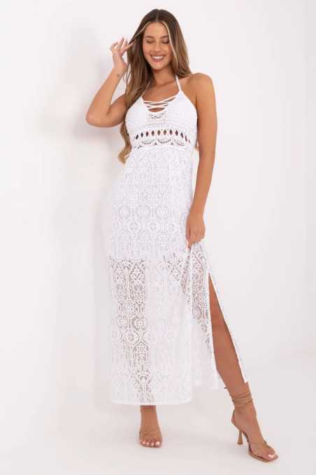 Robe de jour Blanc  -  Italy Moda 