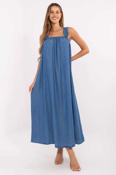 Robe de jour Bleu  -  Italy Moda 