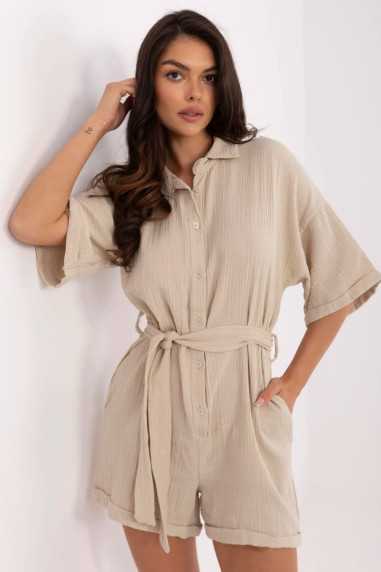 Combinaison Beige  -  Italy Moda 