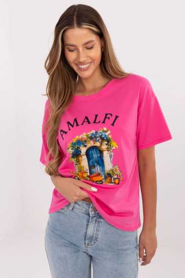 T-shirt Rose  -  Italy Moda 