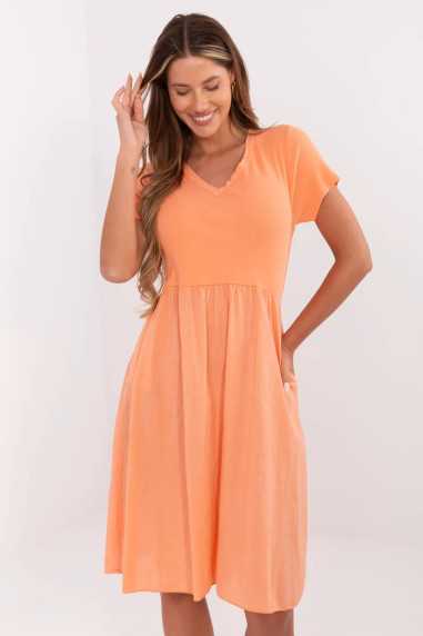Robe de jour Orange  -  Italy Moda 