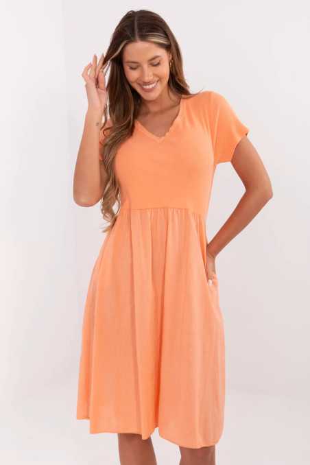 Robe de jour Orange  -  Italy Moda 