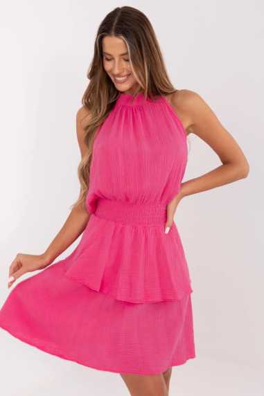 Robe de jour Rose  -  Italy Moda 