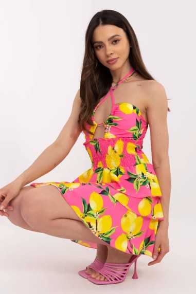 Robe de jour Rose  -  Italy Moda 