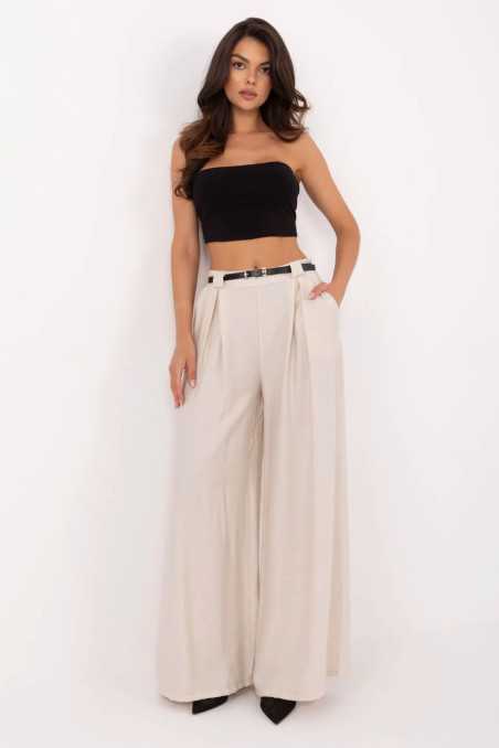 Pantalon femme Beige  -  Italy Moda 