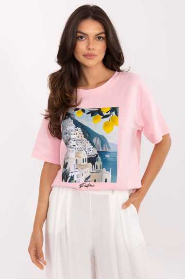 T-shirt Rose  -  Italy Moda 