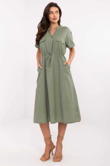 Robe de jour Vert  -  Italy Moda 