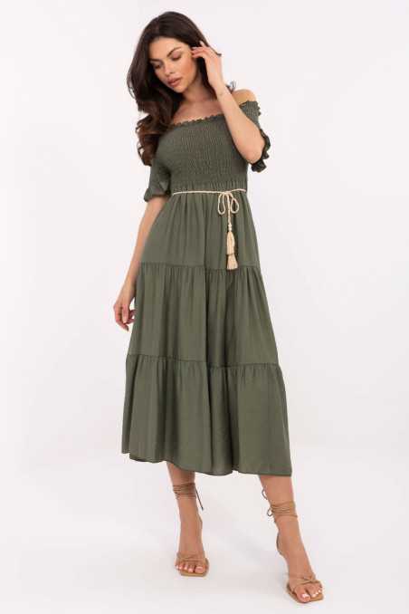 Robe de jour Vert  -  Italy Moda 