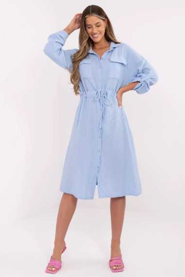 Robe de jour Bleu  -  Italy Moda 