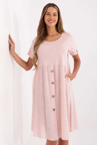 Robe de jour Rose  -  Italy Moda 