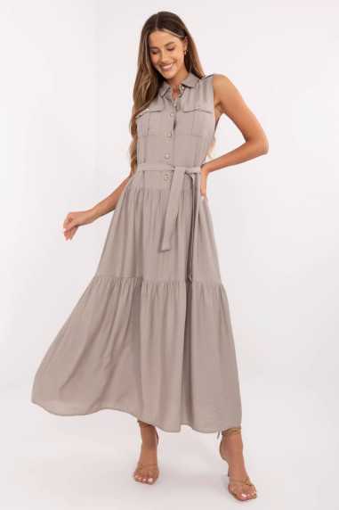 Robe de jour Gris  -  Italy Moda 