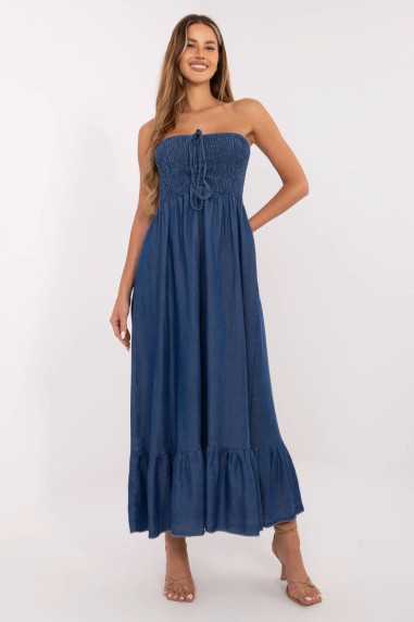 Robe de jour Bleu  -  Italy Moda 