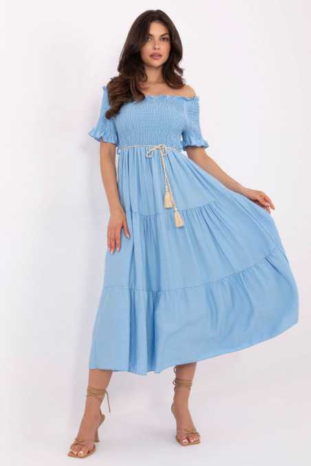 Robe de jour Bleu  -  Italy Moda 