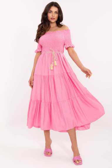 Robe de jour Rose  -  Italy Moda 