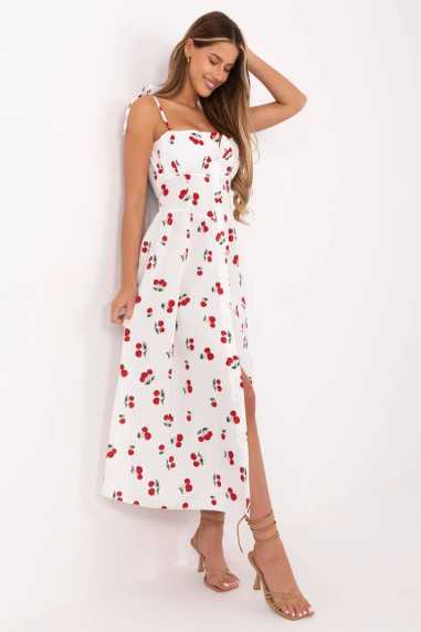 Robe de jour Blanc  -  Italy Moda 