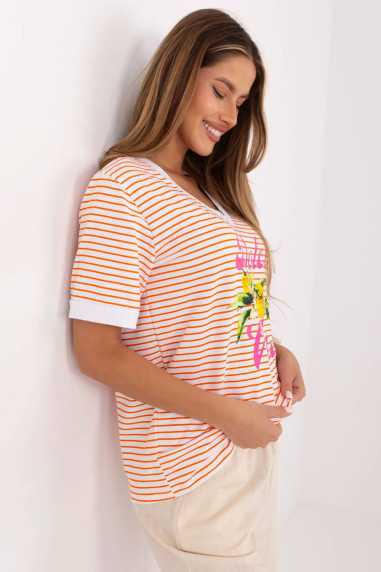 Chemisier Orange  -  Italy Moda 