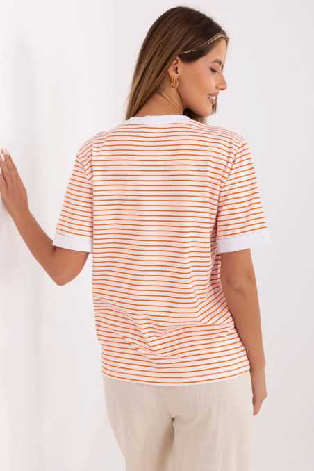 Chemisier Orange  -  Italy Moda 