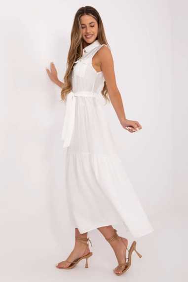 Robe de jour Blanc  -  Italy Moda 
