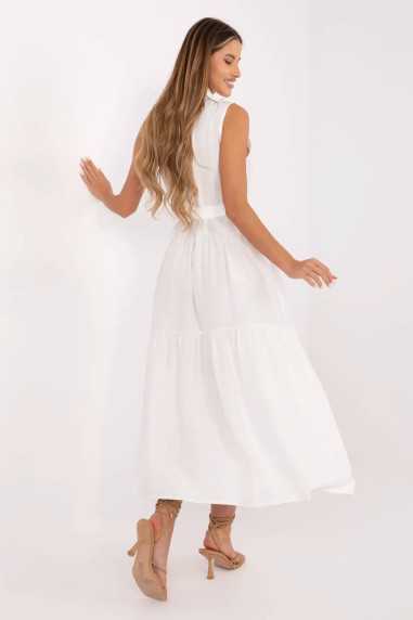 Robe de jour Blanc  -  Italy Moda 