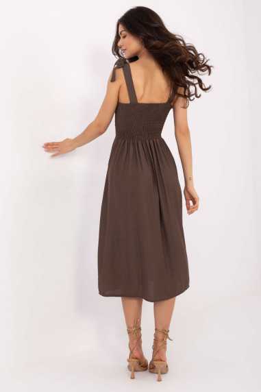 Robe de jour Brun  -  Italy Moda 